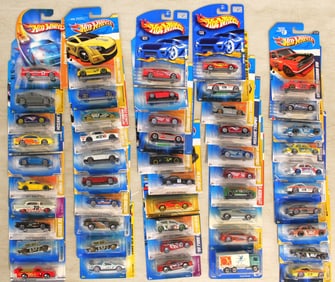 50 Hot Wheels mixed series in unopened original packages