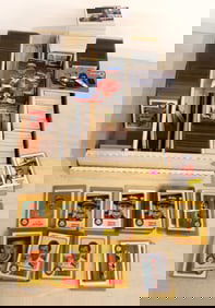 Assorted cards and race memorabilia and racing cards