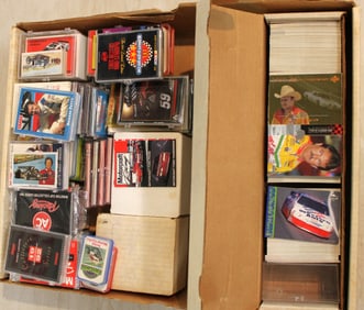 Large lot of racing cards, gift packs and other
