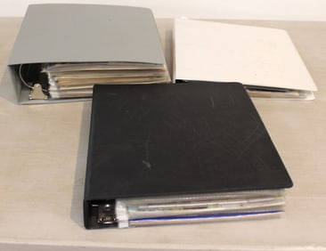 3 albums full with ephemera post cards, boy scout magazines, photographs and other