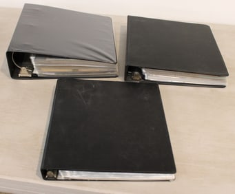 3 albums full with ephemera post cards, boy scout magazines, photographs and other