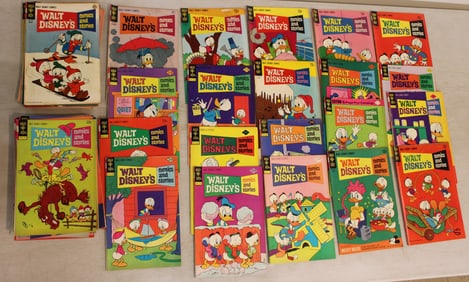 53 Vintage Walt Disney Comic Books
