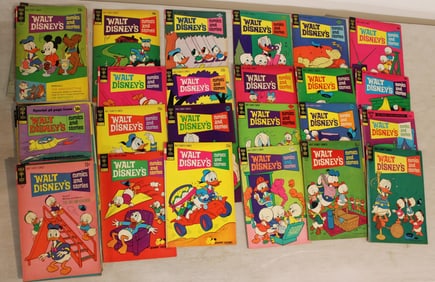 53 Vintage Walt Disney Comic Books