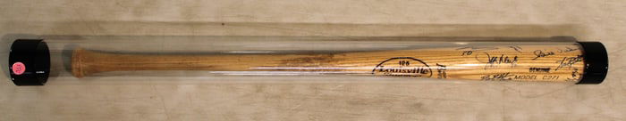 Autographed Louisville Slugger baseball bat