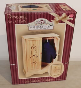 Springfield Collection Designer Series Wardrobe and 3 hangers in original box
