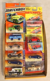 10 Match Box cars in original box
