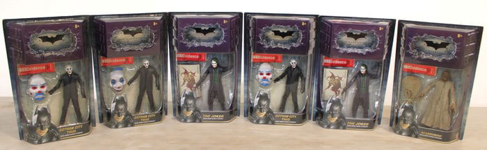 6 Matel Batman action figures in original boxes
