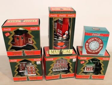 7 Coca Cola Trim a Tree Collection and other Coca Cola items