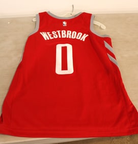 Westbrook #0 Houston Rockets Jersey Size 48 NBA