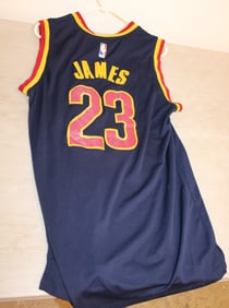 Lebron James #23 Cleveland Cavaliers (Cavs) Jersey Size Large (Length +2) by Adidas