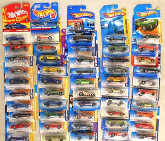 50 Hot Wheels mixed series in unopened original packages