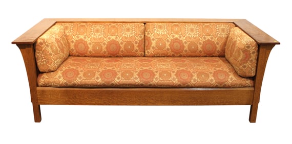 Stickley Even Arm Slatted Sofa