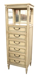 Vintage 6 drawer lighted lingerie dressing chest