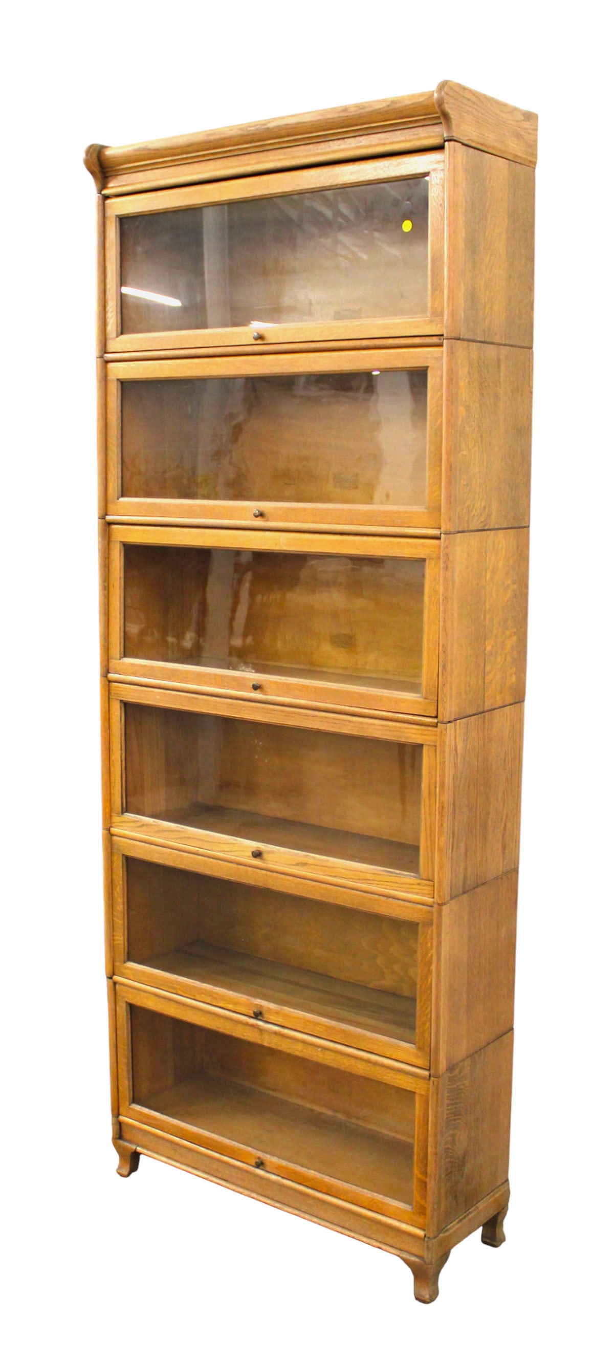 Antique Humphrey Widman 6 stack oak barrister bookcase (1 of 6)