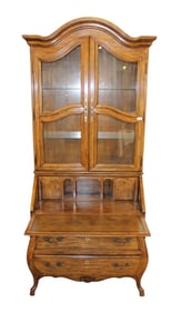 Vintage Drexel quality walnut french style secretary