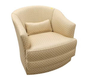 Upholstered swivel chair