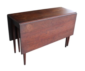 Antique drop leaf breakfast table in the walnut