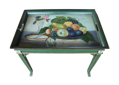 Maitland Smith paint decorated serving table