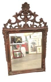 Vintage Gampel-Stoll carved wall mirror in the composition