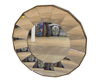 Cool modern decorator mirror bronze finish style frame