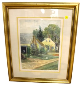 Decorative print madded in frame by Thomas Bokes Galleries