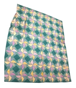 Semi antique hand stitched quilt 92x82