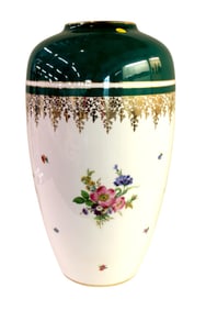 H&C Seleb Heinrich Bavaria Germany large antique porcelain vase, 21"h