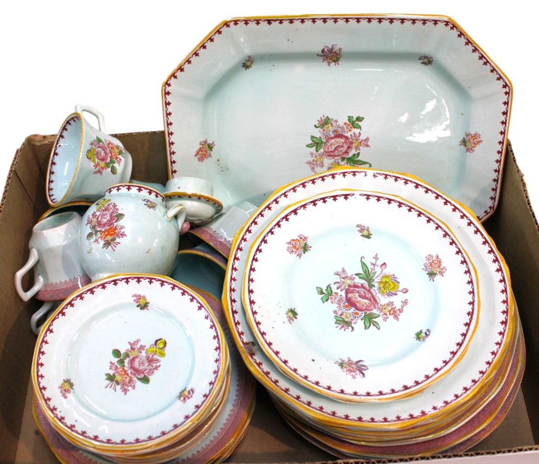 Mixed lot Adams Ironstone dishes: Mixed lot Adams Ironstone dishes