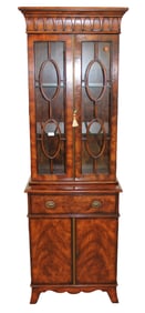 Theodore Alexander Althorp George III library bookcase curio cabinet sheraton style petite