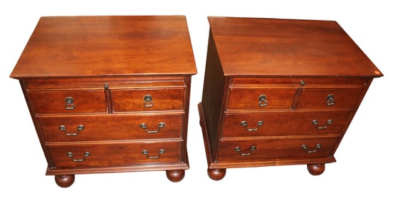 Pair Bob Timberlake Lexington nightstands with pull out trays