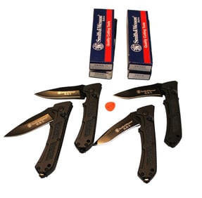 4 Smith & Wesson h.r.t knives sw80bs, sw80b, sw80bt, sw80bts