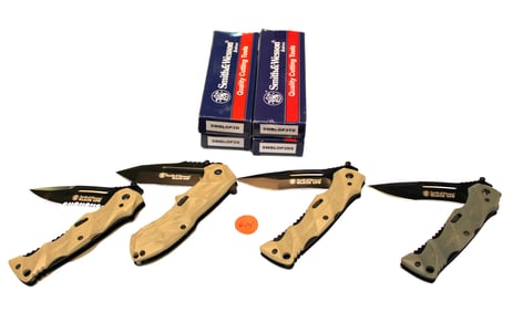 4 Smith & Wesson black ops knives swblop2g swblop3td swblop2d swblop2ds