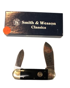 Smith & Wesson limited edition 701 sun fish strut turkey black limited edition 233/300 in box