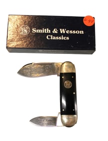 Smith & Wesson knife limited edition 1st run 151/1000 founder 144 sun fish anniversary black in box