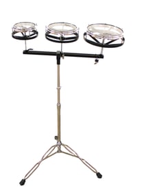 WJM Rototom percussion with stand. Adjustable 50"h x 32" photo