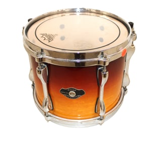 Tama rust 2 tone drum #025419. 11" dia x 9"h