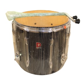 Premier dark blue drum, no skins with legs. 17x15