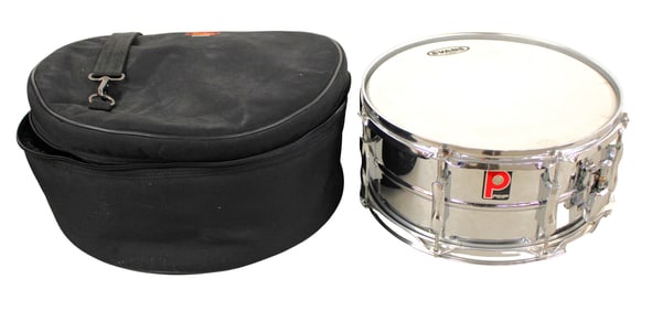 Premier steel double head drum #026217 with soft bag. 15x7