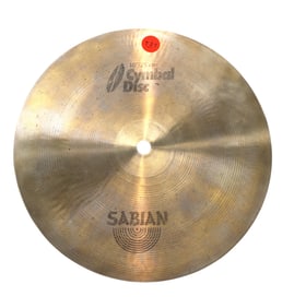 Sabian 10" cymbal disc approx. 1/4" thick