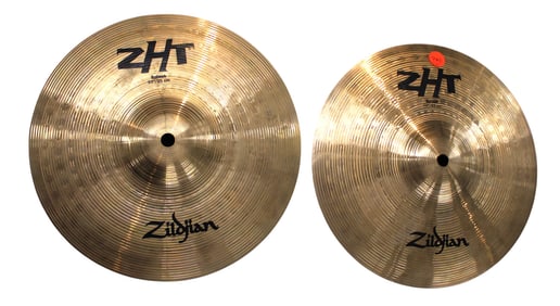 2 10" Zildjian ZHT splash cymbals