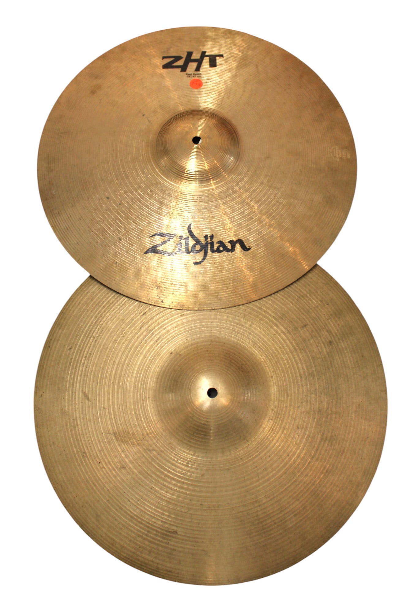 2 Zildjian 18" cymbals one is fast crash (1 of 2)