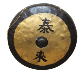 30" Chinese Nipple Gong with age