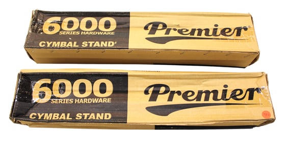 2 Premiere 6000 Cymbal Stands in sealed unopened boxes