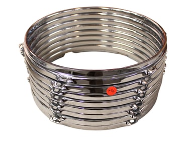 8 12" drum hoops