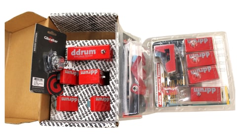 Assortment ddrum acoustic triggers new in boxes and other