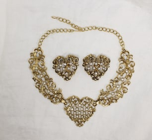 Jose Maria Barrera vintage necklace and earring set