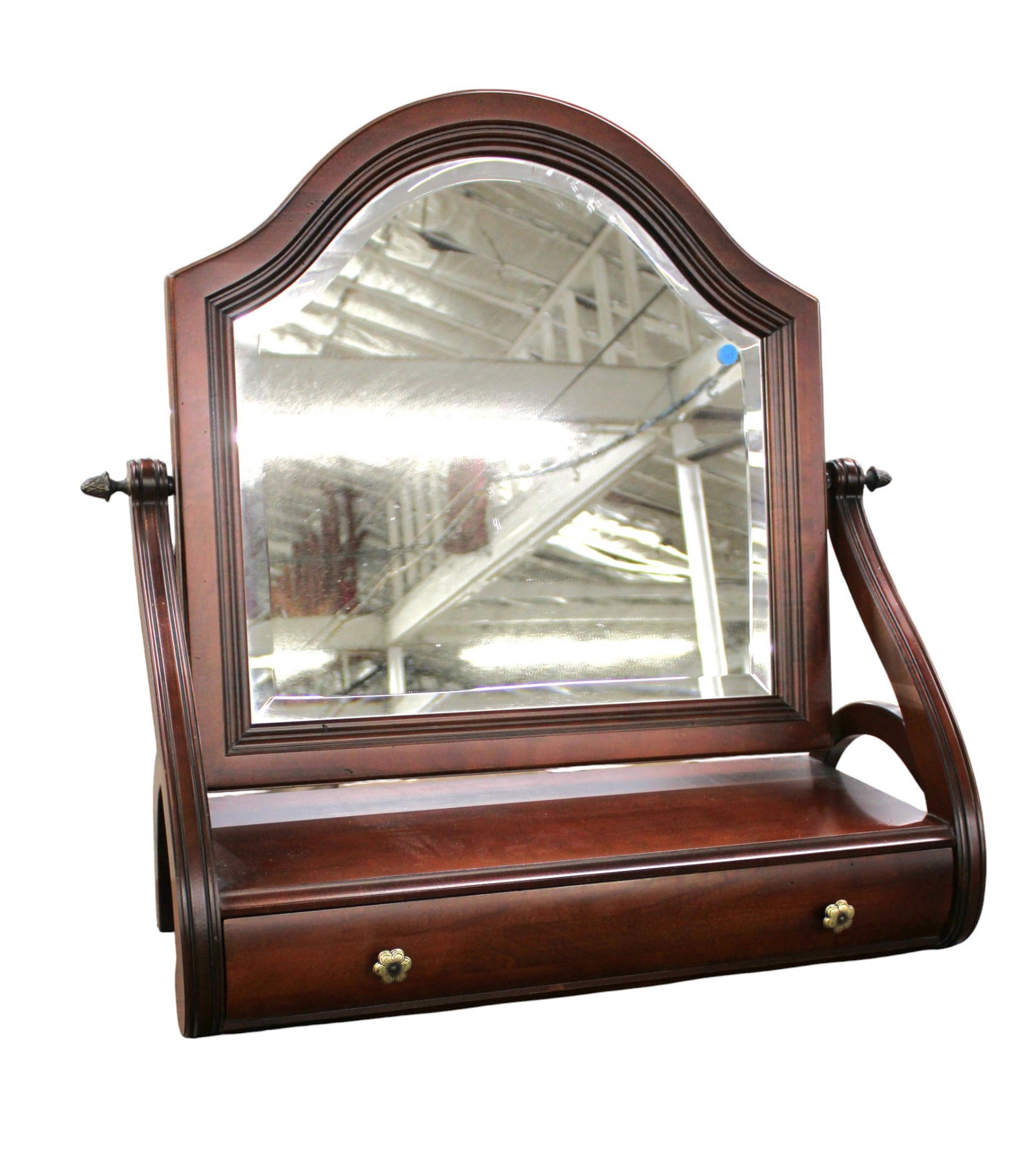 Like new Ethan Allen beveled dresser top mirror (1 of 7)