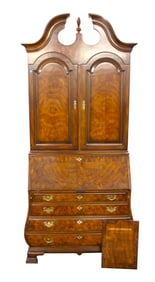 Heritage Heirloom burl walnut secretary desk