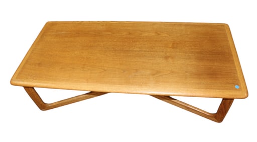 MCM Lane walnut and oak coffee table style 116601