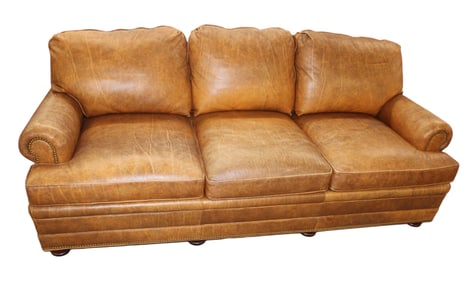 Nice Hancock and Moore soft leather sofa